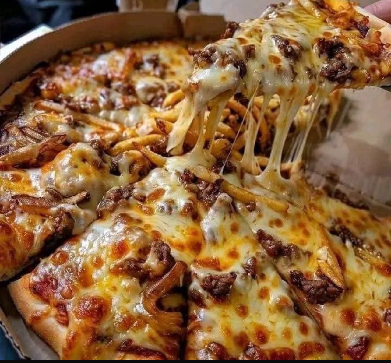 Chicken/beef pizza (Large)