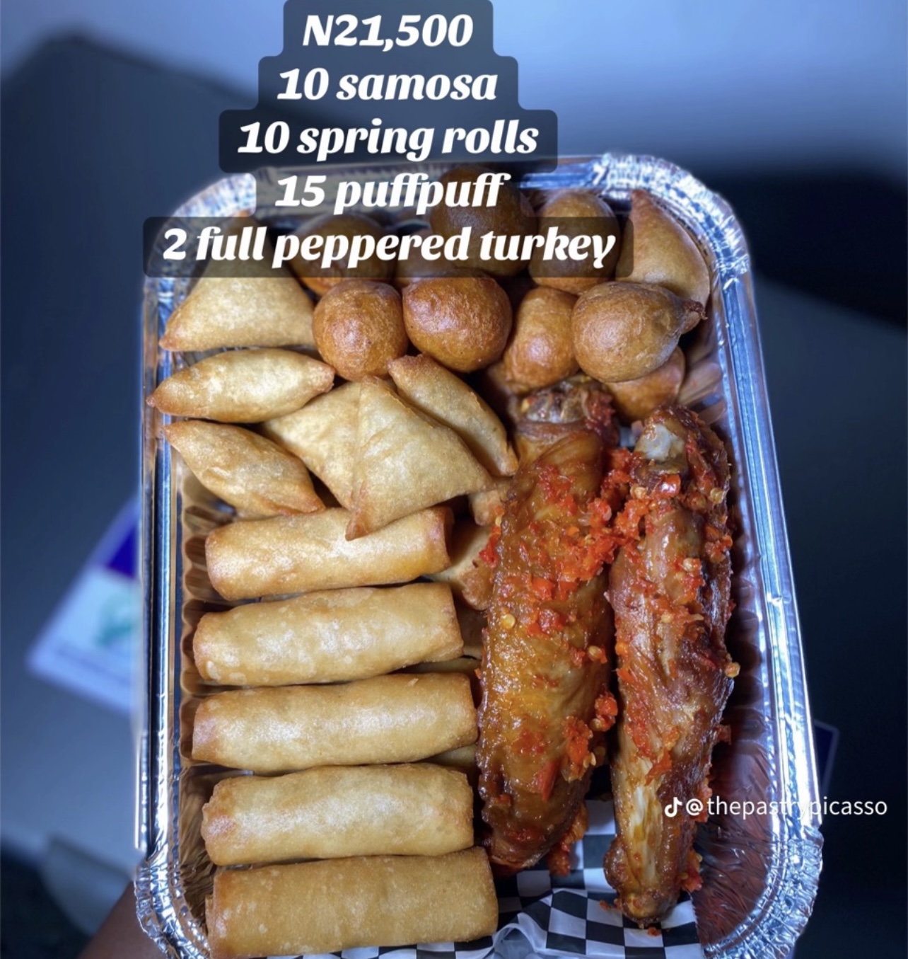 Small chops platter