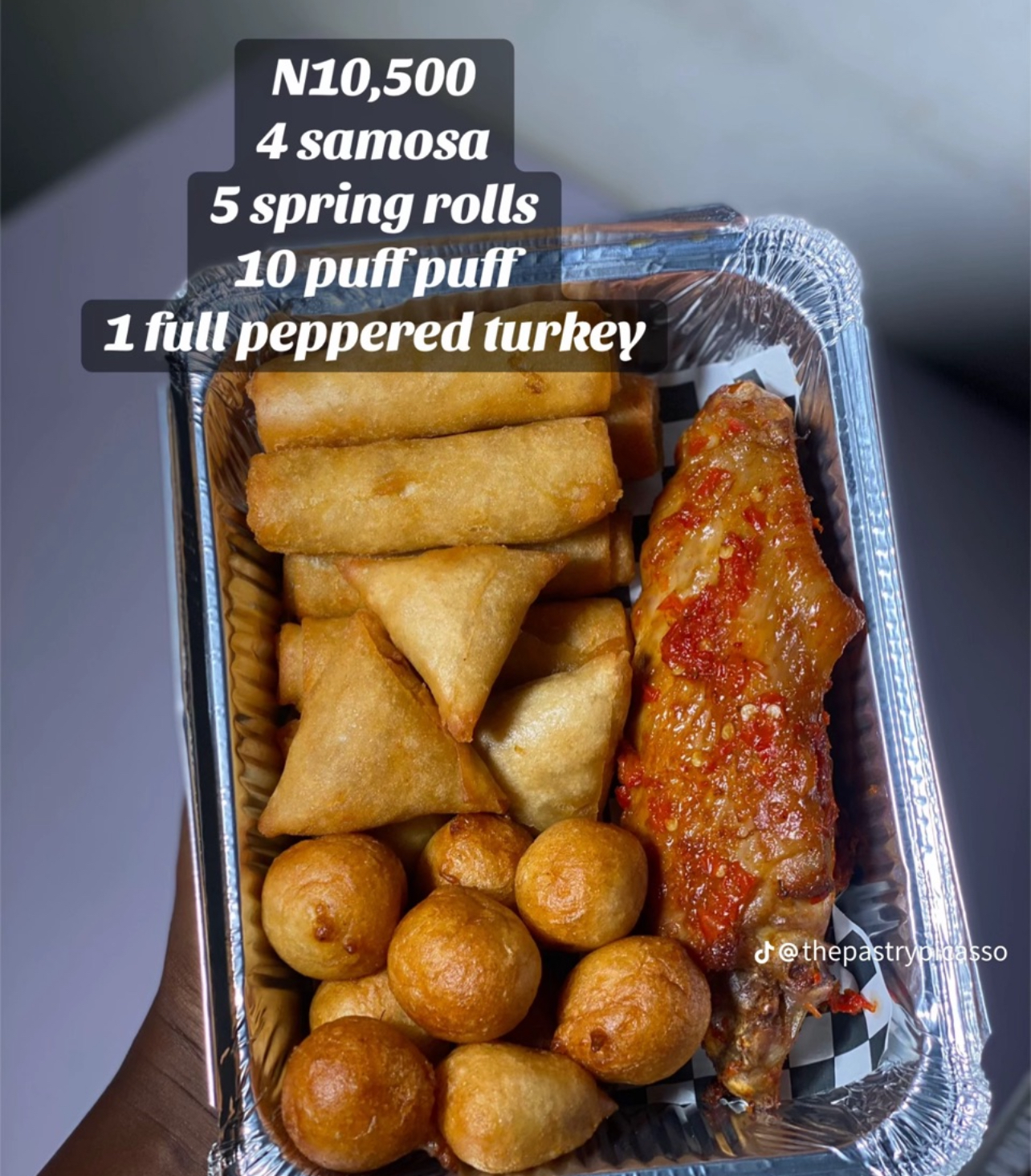 Small chops platter